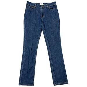 L.L.Bean Favorite Fit Mid Rise Stretch Jeans Medium Wash 6 Regular